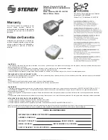 Preview for 1 page of Steren INV-075 Instruction Manual