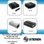 Preview for 1 page of Steren INV-1000 User Manual