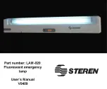 Предварительный просмотр 8 страницы Steren LAM-020 User Manual