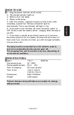 Preview for 4 page of Steren LAM-030 User Manual