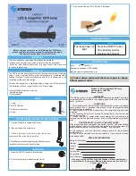 Preview for 1 page of Steren LAM-225 Instruction Manual