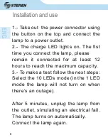 Preview for 16 page of Steren LAM-507 Instruction Manual