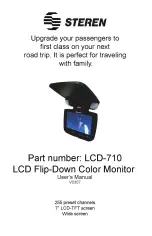 Preview for 1 page of Steren LCD-710 User Manual