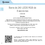 Предварительный просмотр 2 страницы Steren LED-240 Instruction Manual