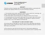 Preview for 27 page of Steren MED-160 Instruction Manual