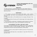 Preview for 27 page of Steren MG-200 Instruction Manual