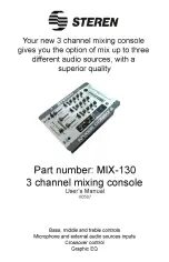 Steren MIX-130 User Manual preview