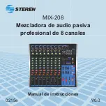 Steren MIX-208 Manual preview