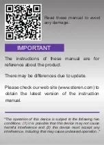 Preview for 2 page of Steren MOV-045 User Manual