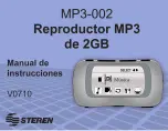 Предварительный просмотр 1 страницы Steren MP3-002 Instruction Manual