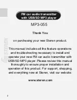 Preview for 23 page of Steren MP3-055 Instruction Manual