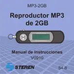 Preview for 1 page of Steren MP3-2GB Instruction Manual