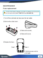 Предварительный просмотр 41 страницы Steren MUL-282 Manual