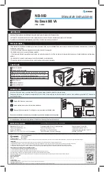 Steren NB-900 Instruction Manual preview