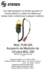 Steren PUN-285 User Manual preview