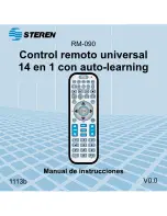 Предварительный просмотр 1 страницы Steren RM-090 Instruction Manual