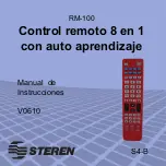 Steren RM-100 Instruction Manual предпросмотр