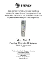 Preview for 8 page of Steren RM-12 User Manual