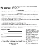 Preview for 9 page of Steren SEL-400 User Manual