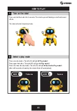 Preview for 61 page of Steren SmartBot K-720 User Manual