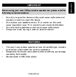 Preview for 2 page of Steren SPK-1100BL User Manual