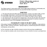 Preview for 8 page of Steren SPK-1100BL User Manual