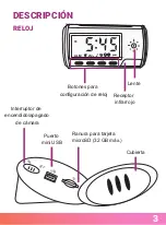 Preview for 4 page of Steren SPYCLOCK Instruction Manual