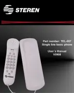 Preview for 1 page of Steren TEL-007 User Manual