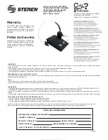 Preview for 1 page of Steren TEL-205 Manual