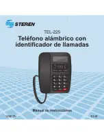 Steren TEL-225 Instruction Manual preview