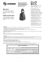 Preview for 1 page of Steren TEL-2415 Instruction Manual