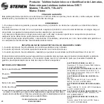 Preview for 28 page of Steren TEL-2470 User Manual