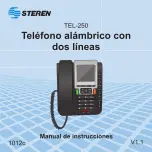 Steren TEL-250 Instruction Manual предпросмотр