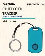 Предварительный просмотр 1 страницы Steren TRACKER-100 User Manual