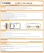 Предварительный просмотр 2 страницы Steren USB-126 Instruction Manual