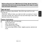 Предварительный просмотр 2 страницы Steren USB-430 User Manual