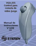 Предварительный просмотр 1 страницы Steren VGA-255 Instruction Manual