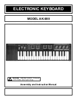 stereophonic AK-900 Assembly And Instruction Manual preview