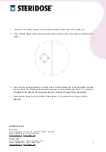 Preview for 8 page of Steridose STERIFLANGE Manual