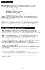 Preview for 8 page of Sterilight Aquasana SC200-A Installation, Operation And Maintenance Owner’S Manual