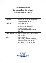 Preview for 8 page of Sterimax SP-4.5 User Manual