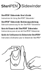 SteriPEN Sidewinder User Manual preview