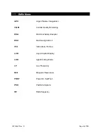 Preview for 8 page of Steris G1110001 User And Maintenance Manual