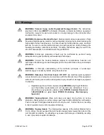 Preview for 15 page of Steris G1110001 User And Maintenance Manual