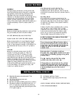 Preview for 14 page of Sterling Forge 720-0016-LP Use And Care Manual