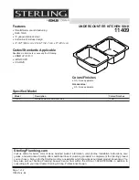 Sterling Plumbing 11409 Specifications preview