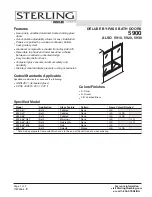 Sterling Plumbing 5900-56* Specification Sheet preview