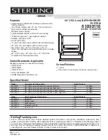 Preview for 1 page of Sterling Plumbing ADVANTAGE 61030110 Specifications