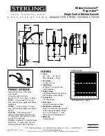 Sterling Plumbing C7576S Specification Sheet preview