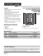 Preview for 1 page of Sterling Plumbing ENSEMBLE 72110106 Specifications